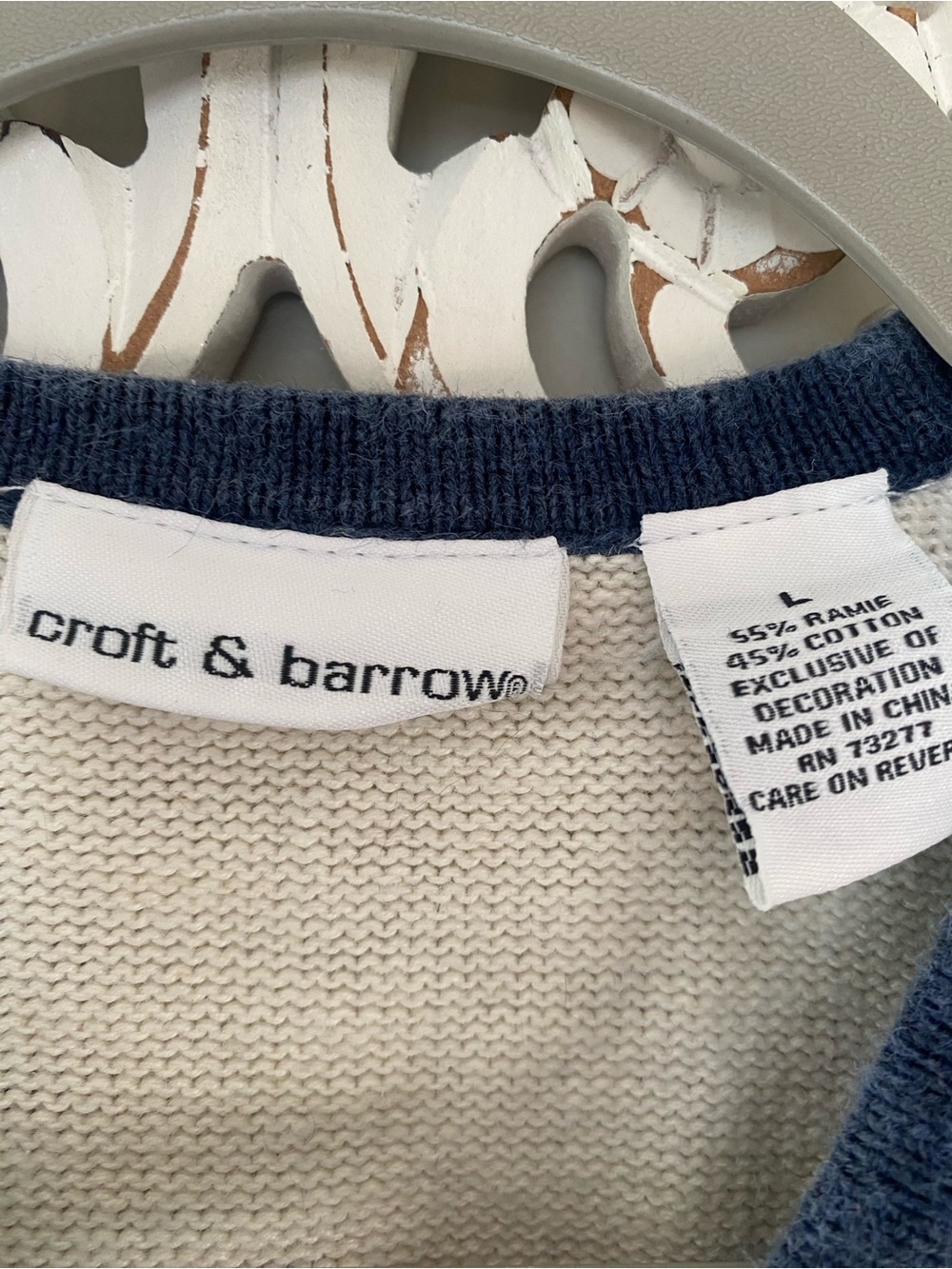 Vintage 90s Y2K Croft & Barrow Americana Patchwork Cardigan Vest Top L Patriotic - Picture 2 of 13